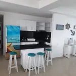 2P1-Al Apartamento De 2 Alcobas Frente Al Mar Con Aire Acondicionado Y Wifi