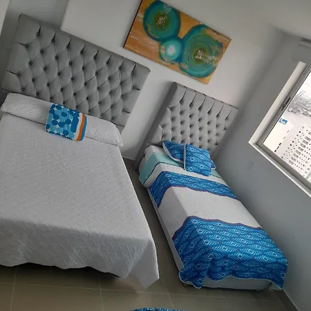 2p1-al De 2 Alcobas Frente Al Mar Con Aire Acondicionado Y Wifi Apartamento