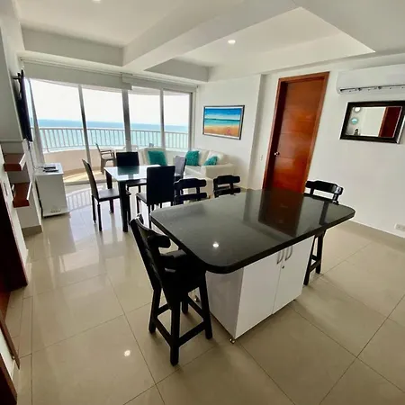 2p1-al De 2 Alcobas Frente Al Mar Con Aire Acondicionado Y Wifi *