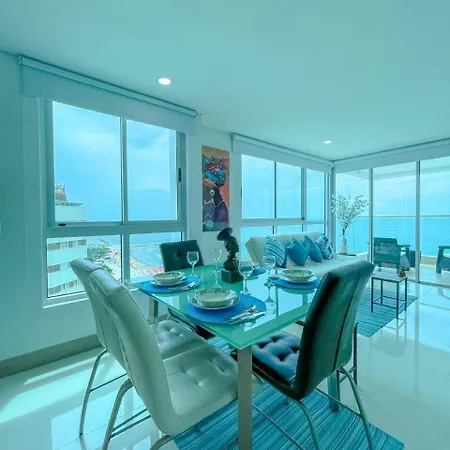 2p1-al De 2 Alcobas Frente Al Mar Con Aire Acondicionado Y Wifi Cartagena