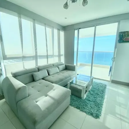 2p1-al De 2 Alcobas Frente Al Mar Con Aire Acondicionado Y Wifi Apartamento