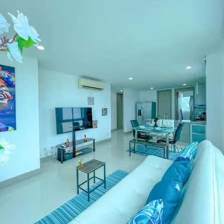 2p1-al De 2 Alcobas Frente Al Mar Con Aire Acondicionado Y Wifi Apartamento *