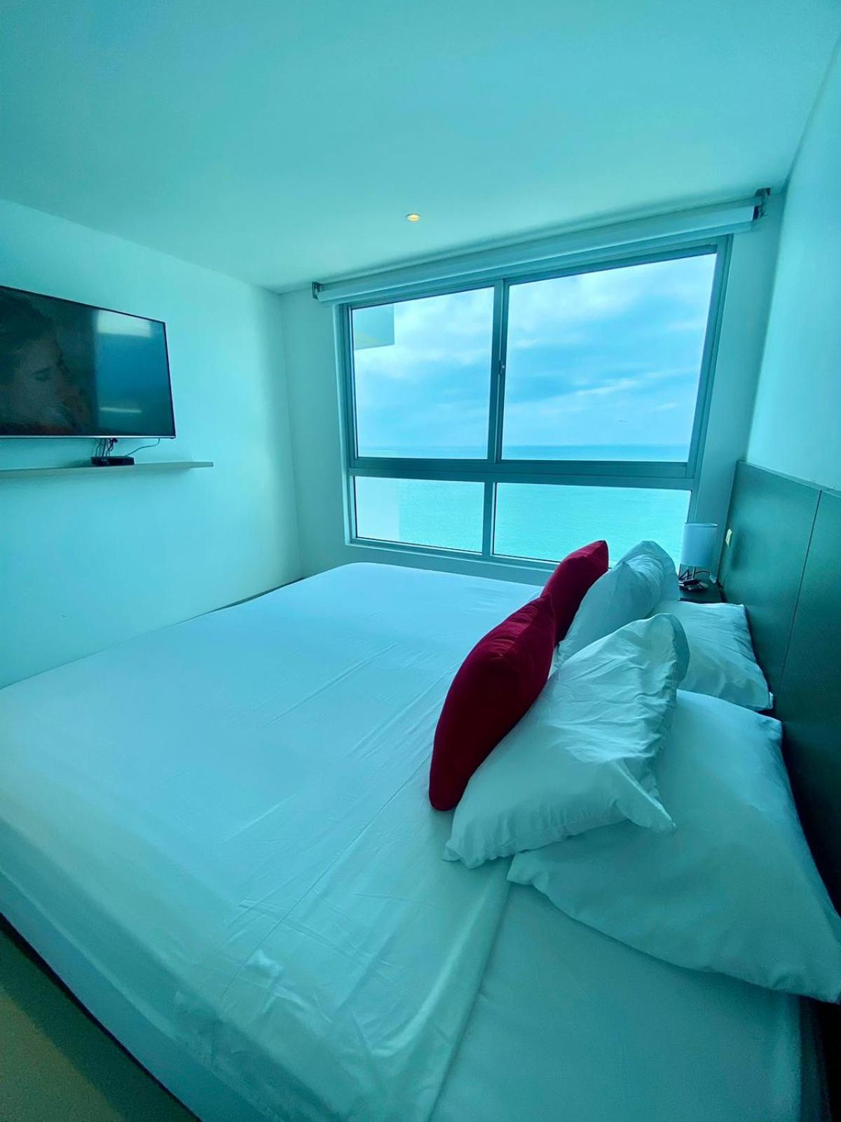 Apartamento 2p1-al De 2 Alcobas Frente Al Mar Con Aire Acondicionado Y Wifi *