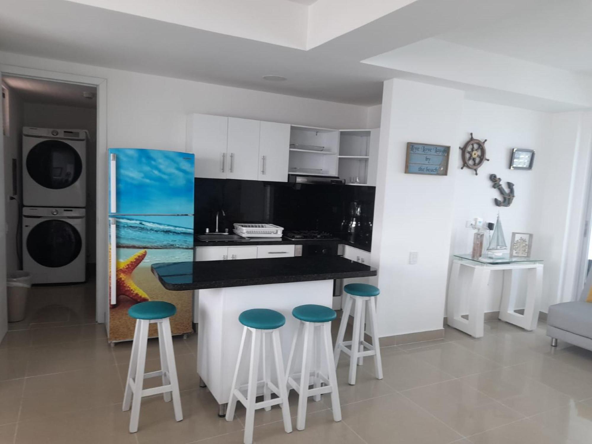 2p1-al De 2 Alcobas Frente Al Mar Con Aire Acondicionado Y Wifi Apartamento Cartagena