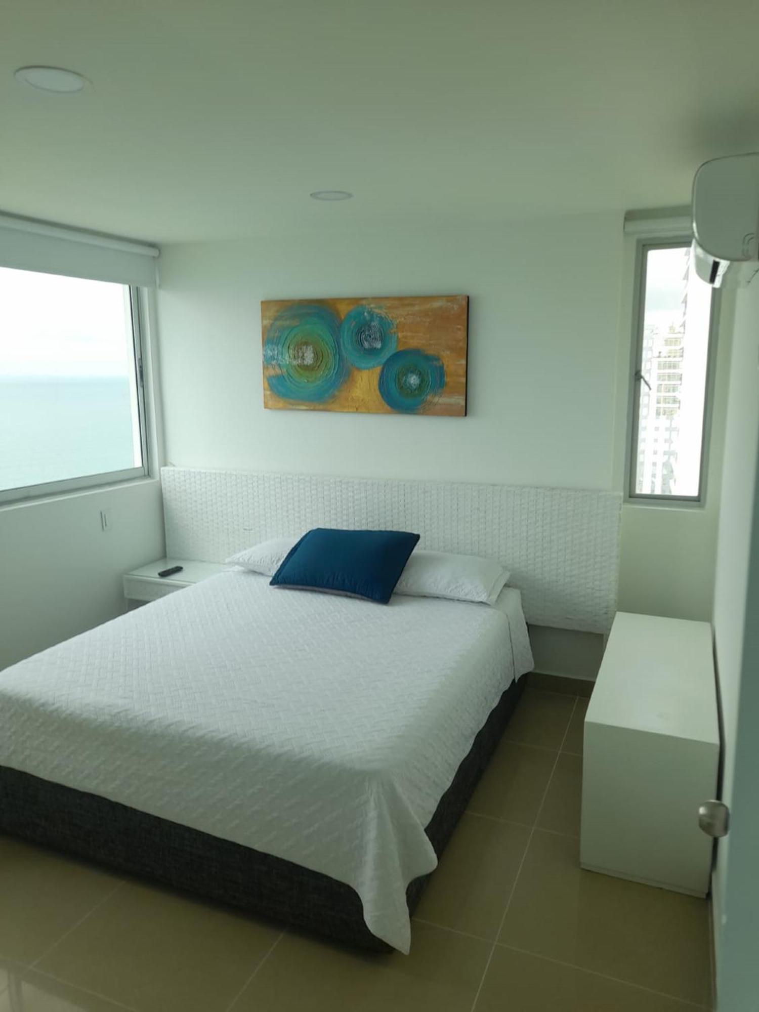 Apartamento 2p1-al De 2 Alcobas Frente Al Mar Con Aire Acondicionado Y Wifi