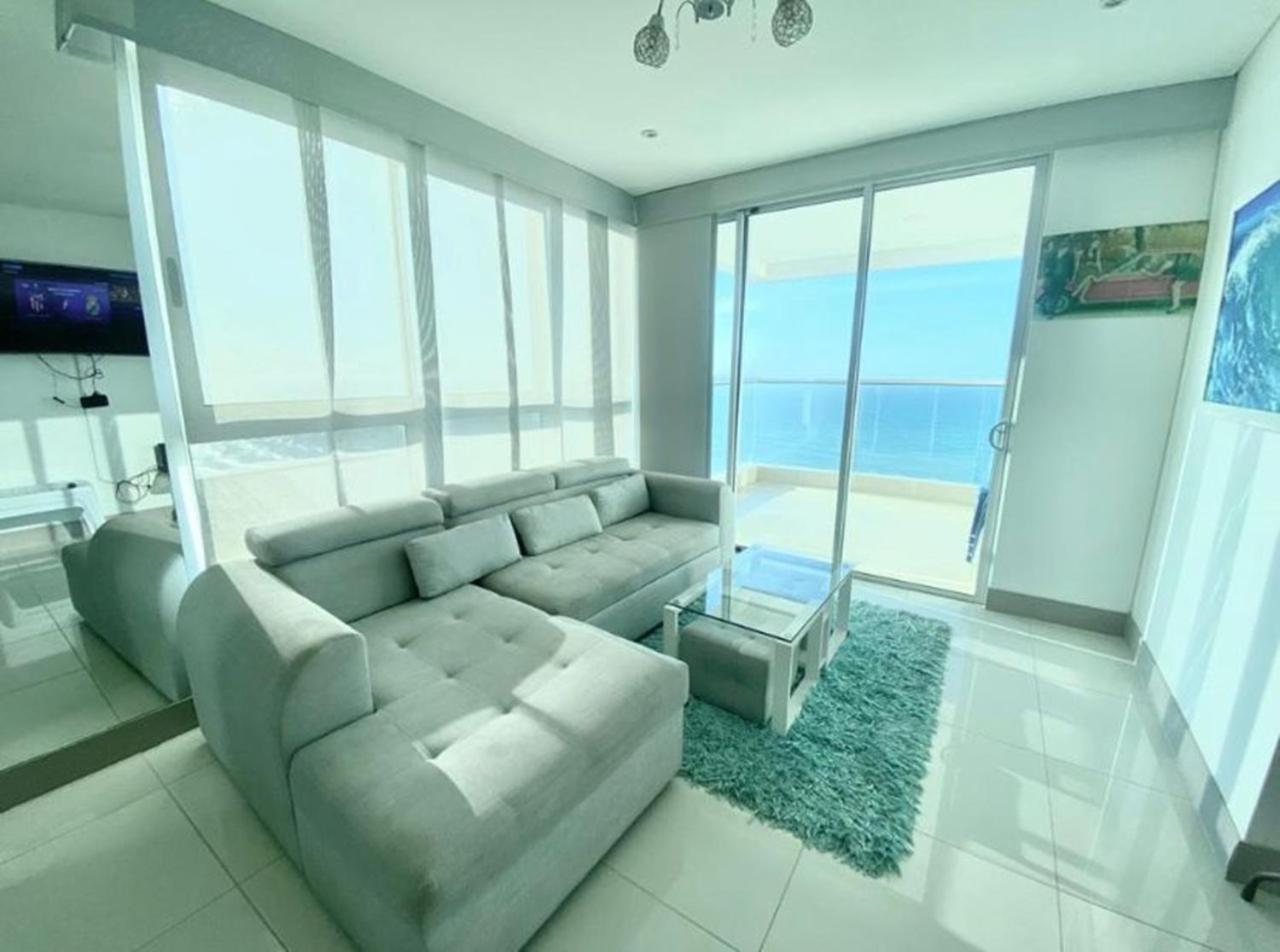 2p1-al De 2 Alcobas Frente Al Mar Con Aire Acondicionado Y Wifi Apartamento