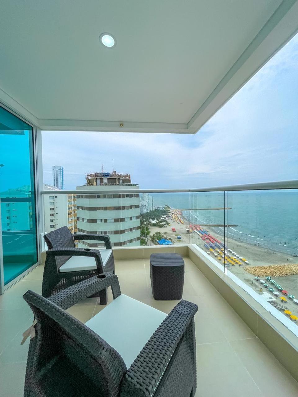 Apartamento 2p1-al De 2 Alcobas Frente Al Mar Con Aire Acondicionado Y Wifi Cartagena