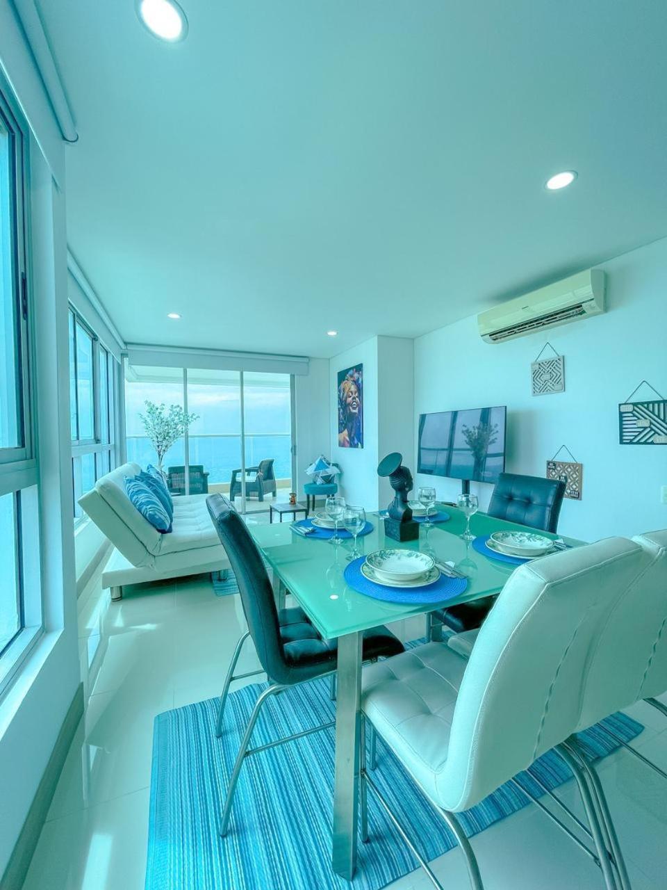 2p1-al De 2 Alcobas Frente Al Mar Con Aire Acondicionado Y Wifi * Cartagena
