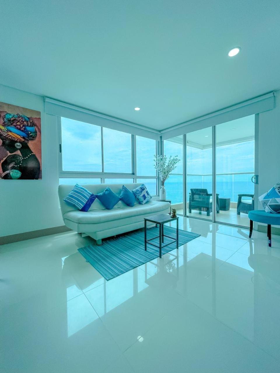Apartamento 2p1-al De 2 Alcobas Frente Al Mar Con Aire Acondicionado Y Wifi *