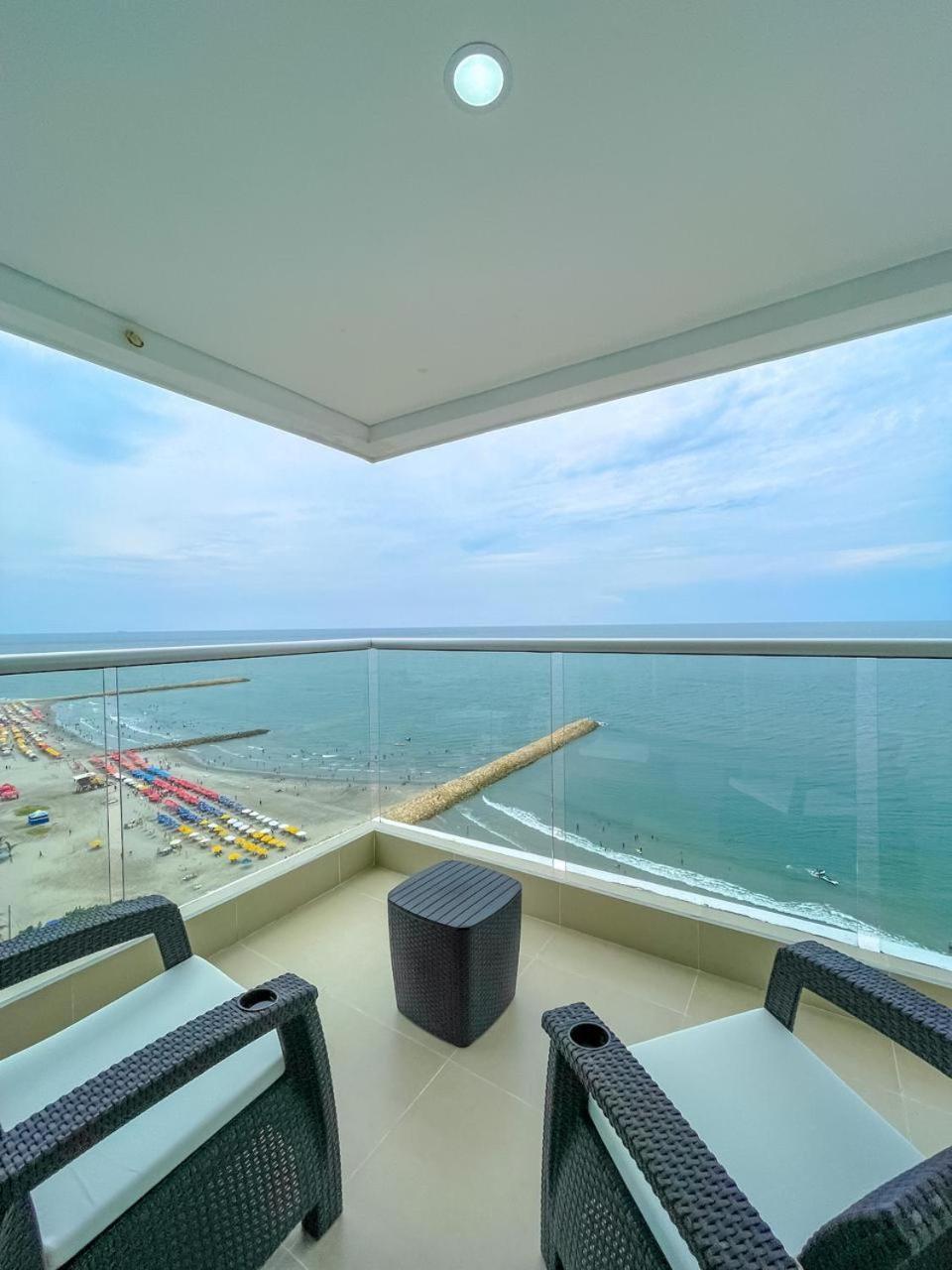 2p1-al De 2 Alcobas Frente Al Mar Con Aire Acondicionado Y Wifi Apartamento Cartagena