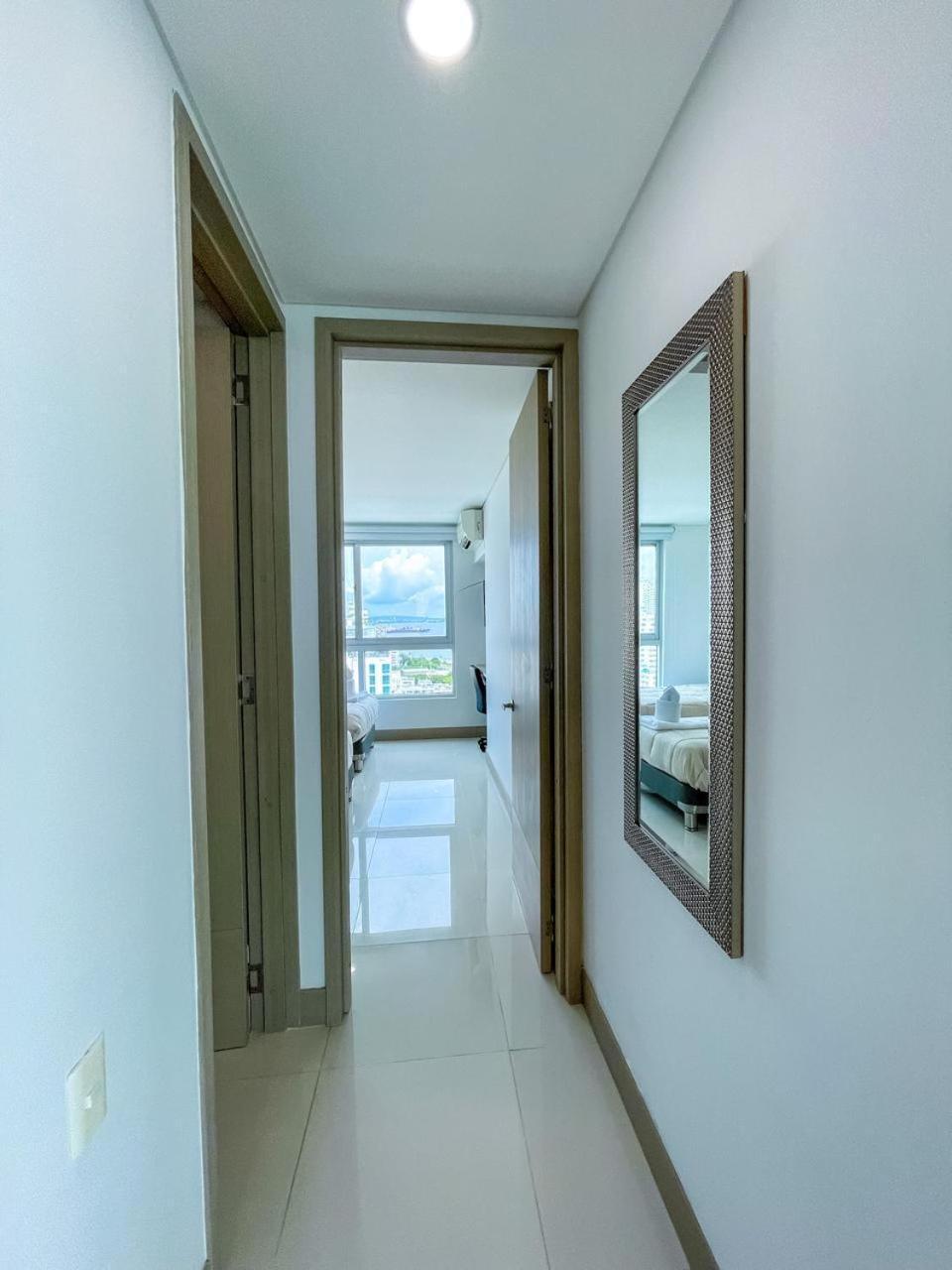 Apartamento 2p1-al De 2 Alcobas Frente Al Mar Con Aire Acondicionado Y Wifi