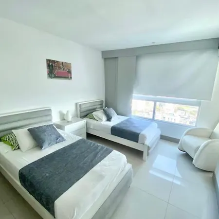 2p1-al De 2 Alcobas Frente Al Mar Con Aire Acondicionado Y Wifi * Cartagena