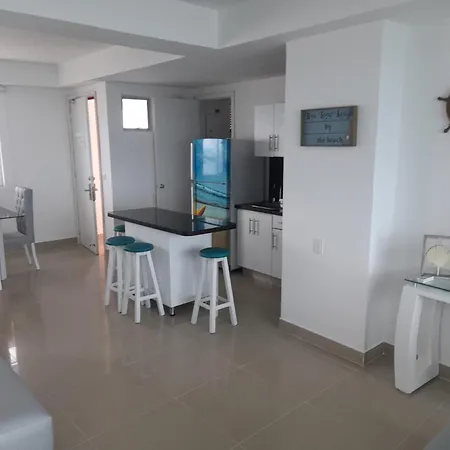 Apartamento 2p1-al De 2 Alcobas Frente Al Mar Con Aire Acondicionado Y Wifi