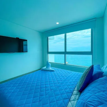 2p1-al De 2 Alcobas Frente Al Mar Con Aire Acondicionado Y Wifi Cartagena